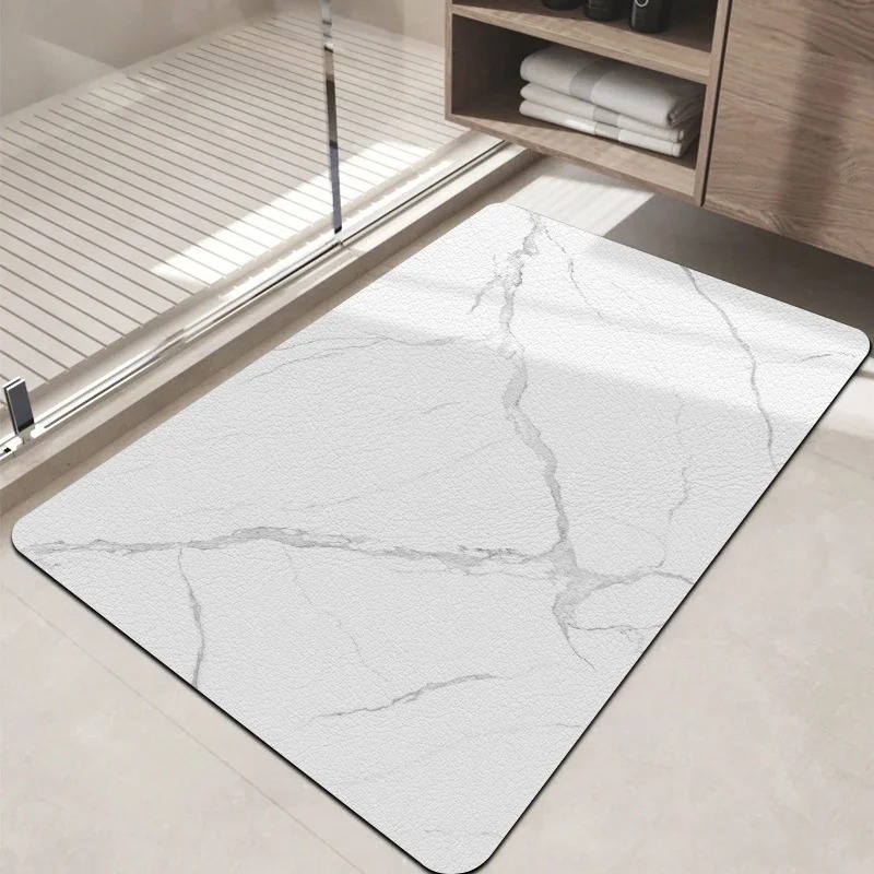 Tapete de Baño Antideslizante  - Puzzle Blank White reseña y precio