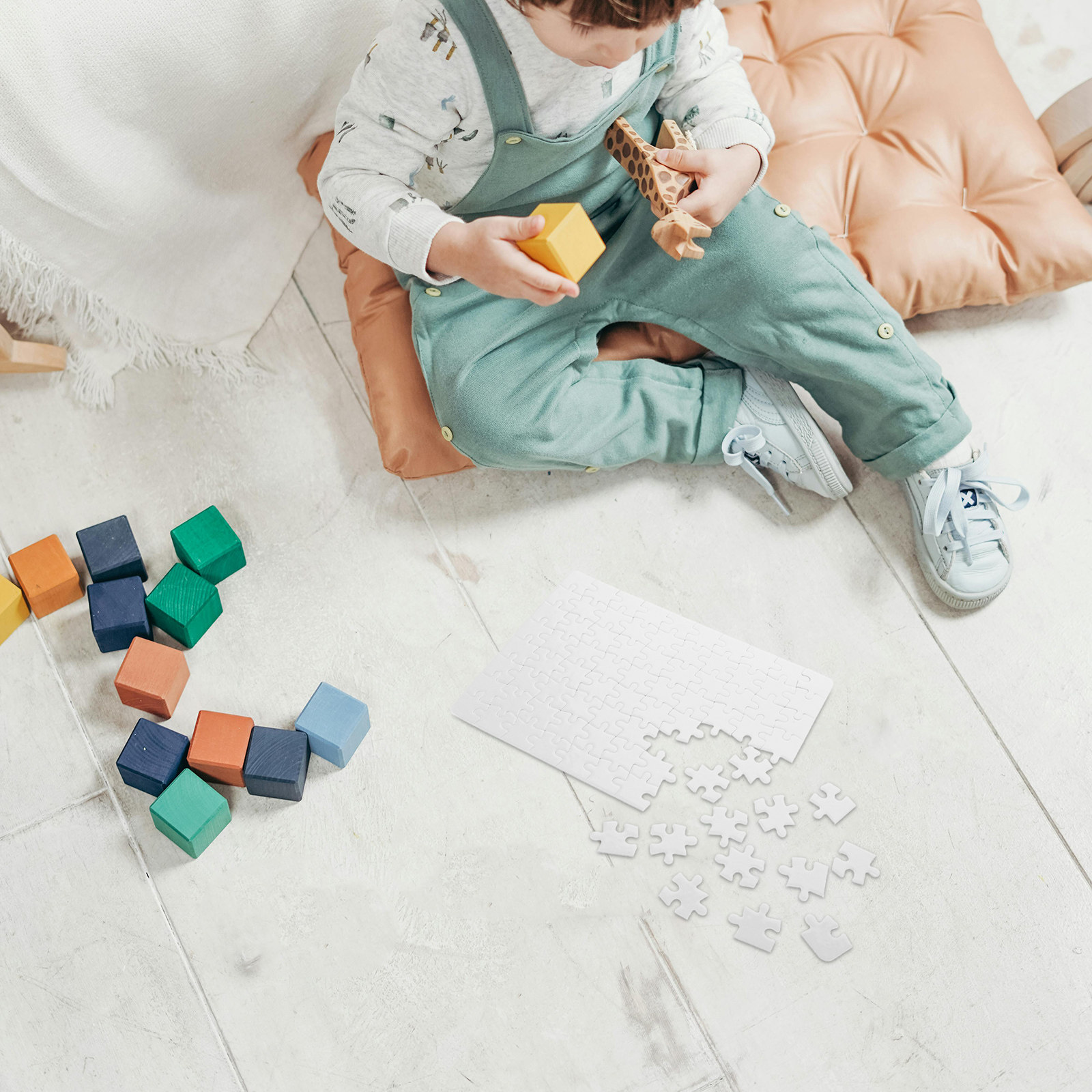 4 láminas de tablero de rompec - Puzzle Blank White reseña y precio