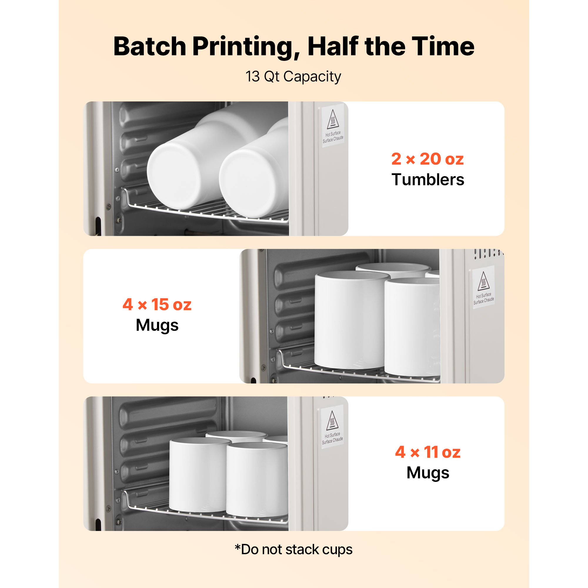 Horno de sublimación VEVOR, 13 - Sublimation Mug White reseña y precio